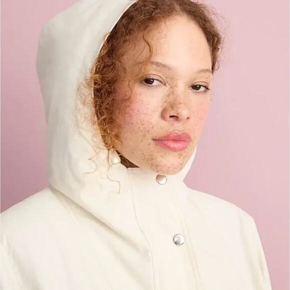 J. CREW 2023 New Perfect Lightweight Jacket Soft Champagne Cream Sz XS - Picture 3 of 10